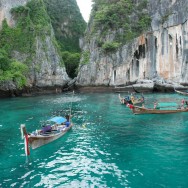 Koh PhiPhi long tail boats