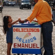 Ice Cream in Antigua, Guatemala
