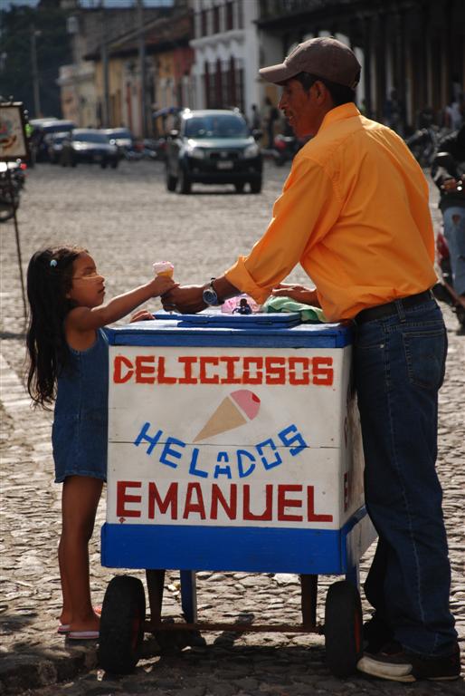 Ice Cream in Antigua, Guatemala